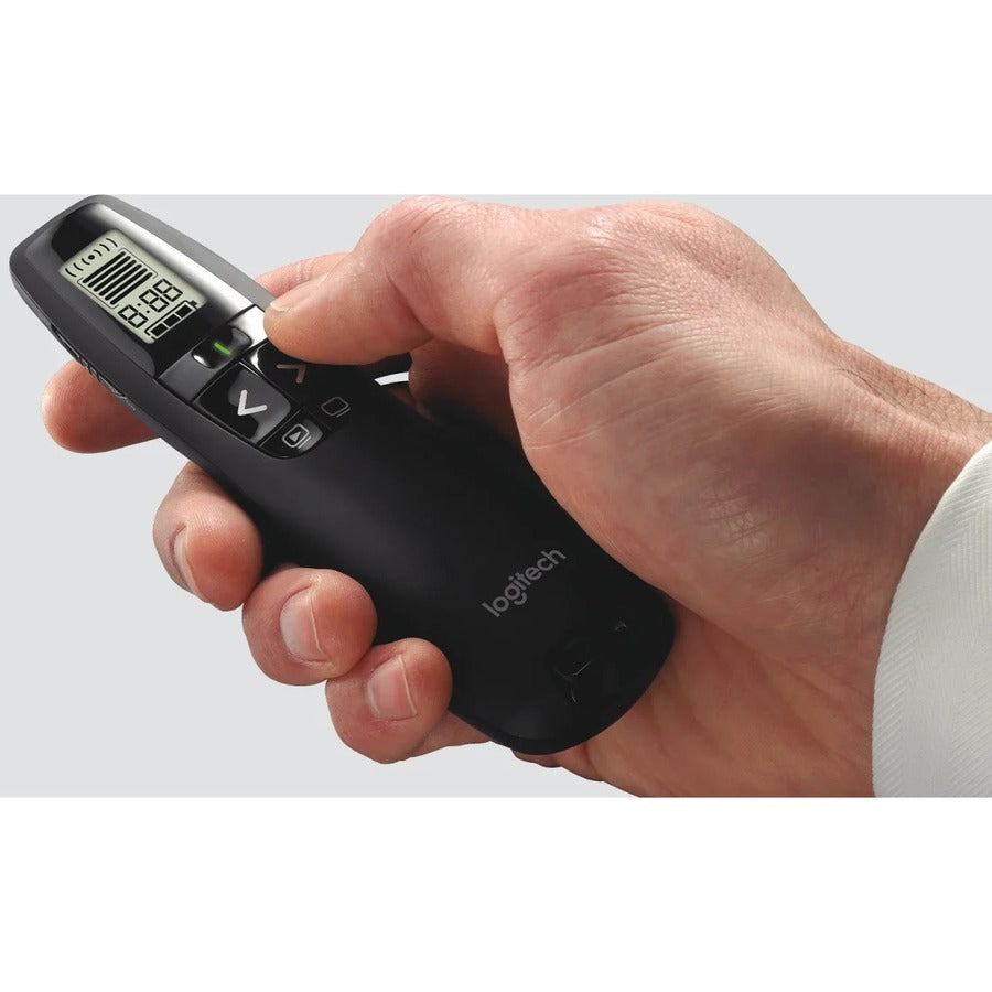 For Visual Presenter LCD - Radio Frequency - 100 ft Operating Distance - BatteryBlack - 1 Each