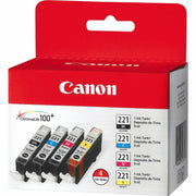 Inkjet - Assorted, Cyan, Magenta, Yellow - 4 / Pack