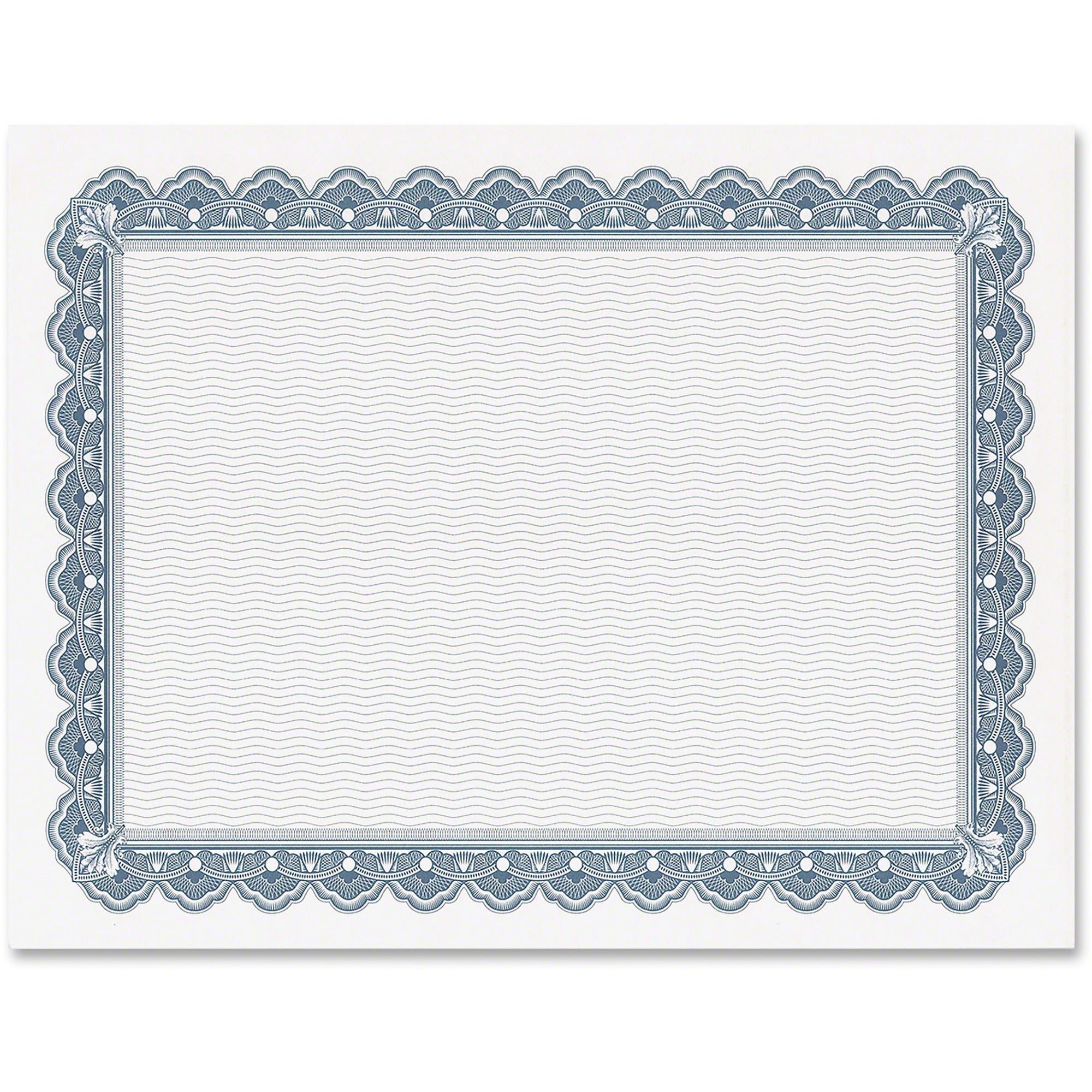 24 lb Basis Weight - 11" Width x 8.5" Length - Inkjet, Laser Compatible - White Border - Parchment Paper - 50 / Pack