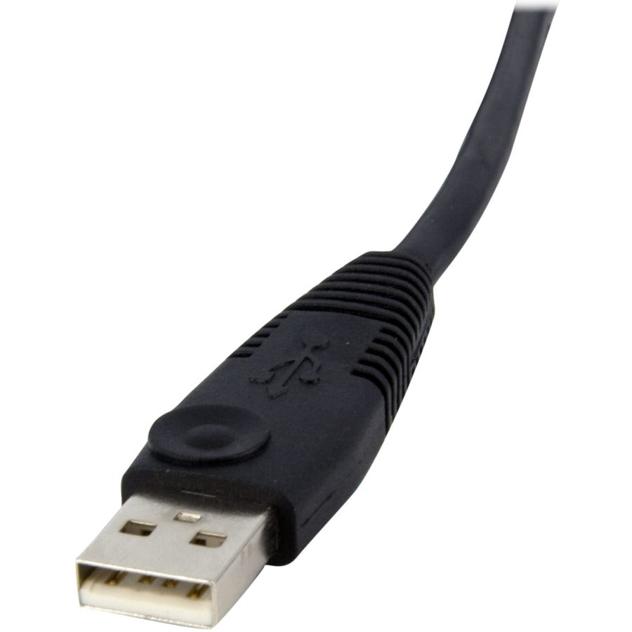 StarTech.com 6ft 4-in-1 USB Dual Link DVI-D KVM Switch Cable w/ Audio & Microphone