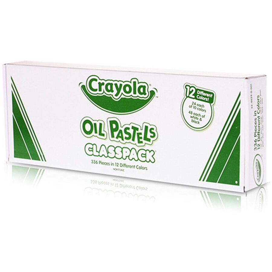 Crayola 12-Color Oil Pastel Classpack