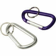 Baumgartens Key Ring, Metal, Multicolor (Orange, Silver, Blue, Purple), 1 Each