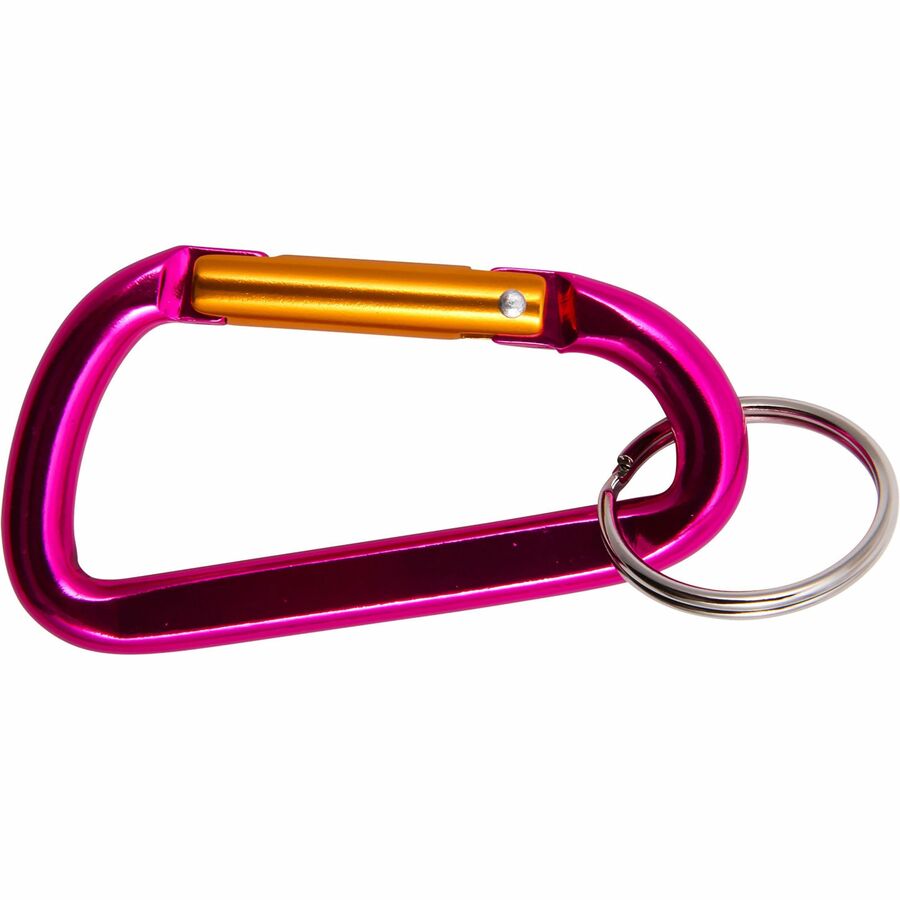 Baumgartens Key Ring, Metal, Multicolor (Orange, Silver, Blue, Purple), 1 Each