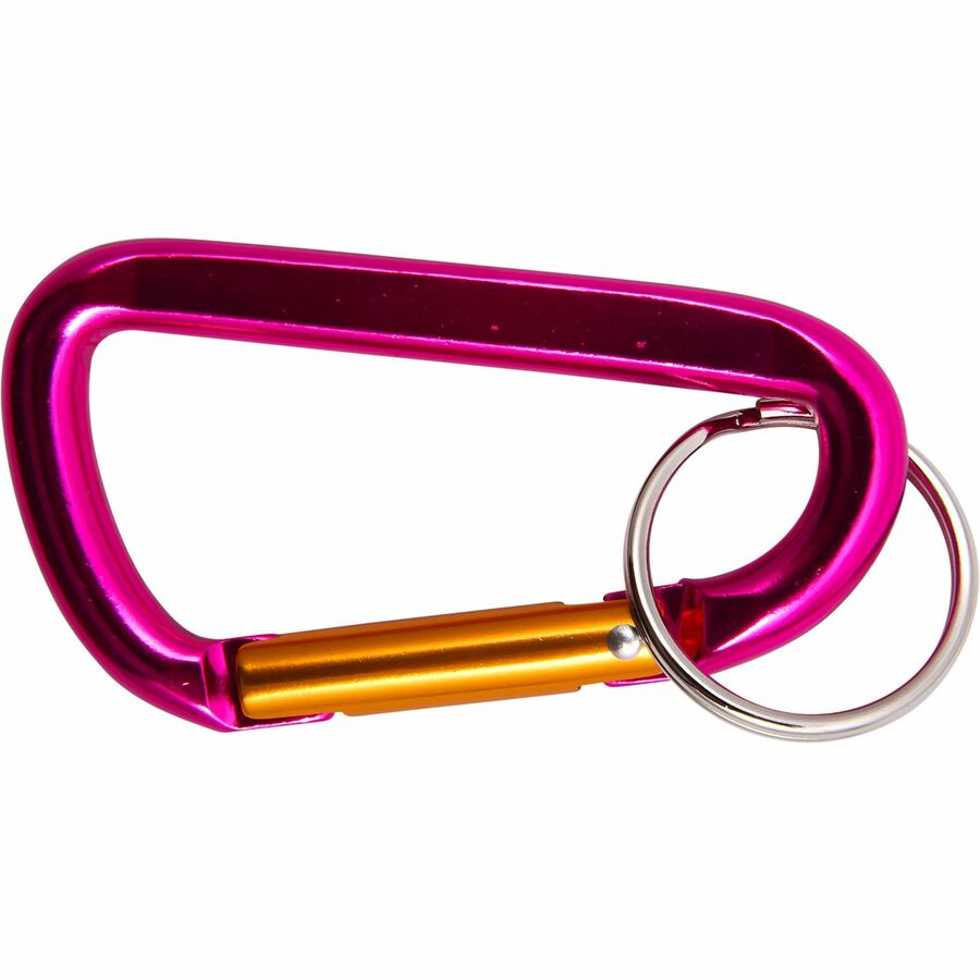 Baumgartens Key Ring, Metal, Multicolor (Orange, Silver, Blue, Purple), 1 Each