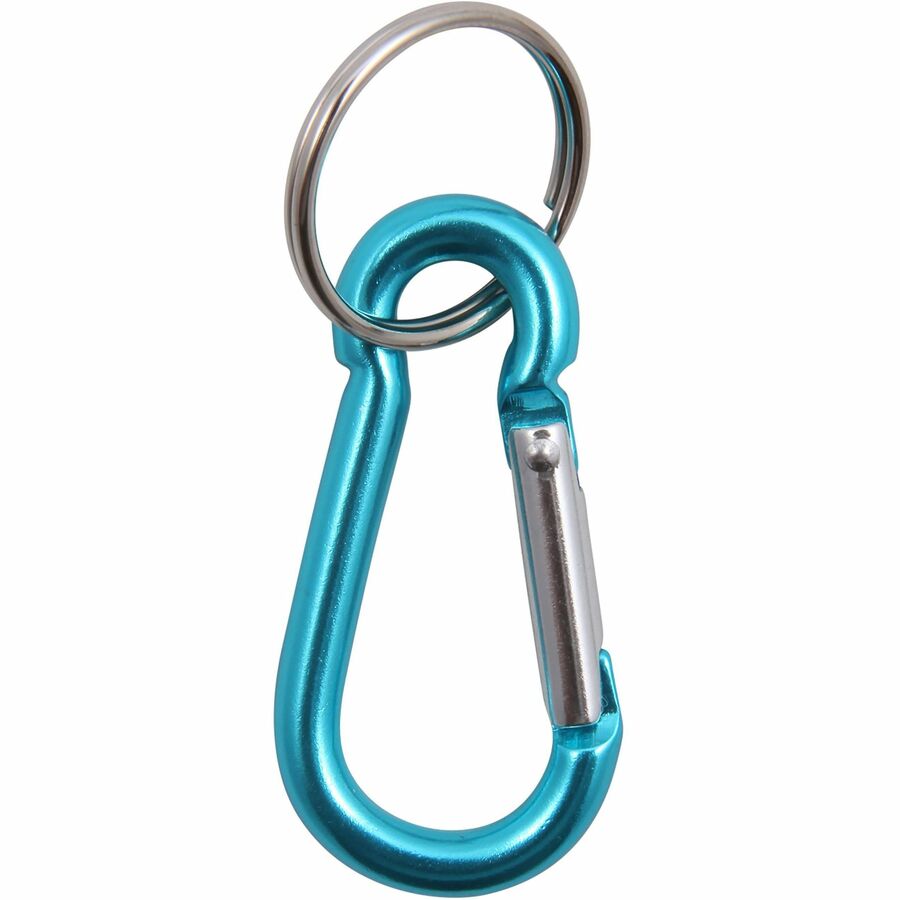 Baumgartens Key Ring, Metal, Multicolor (Orange, Silver, Blue, Purple), 1 Each
