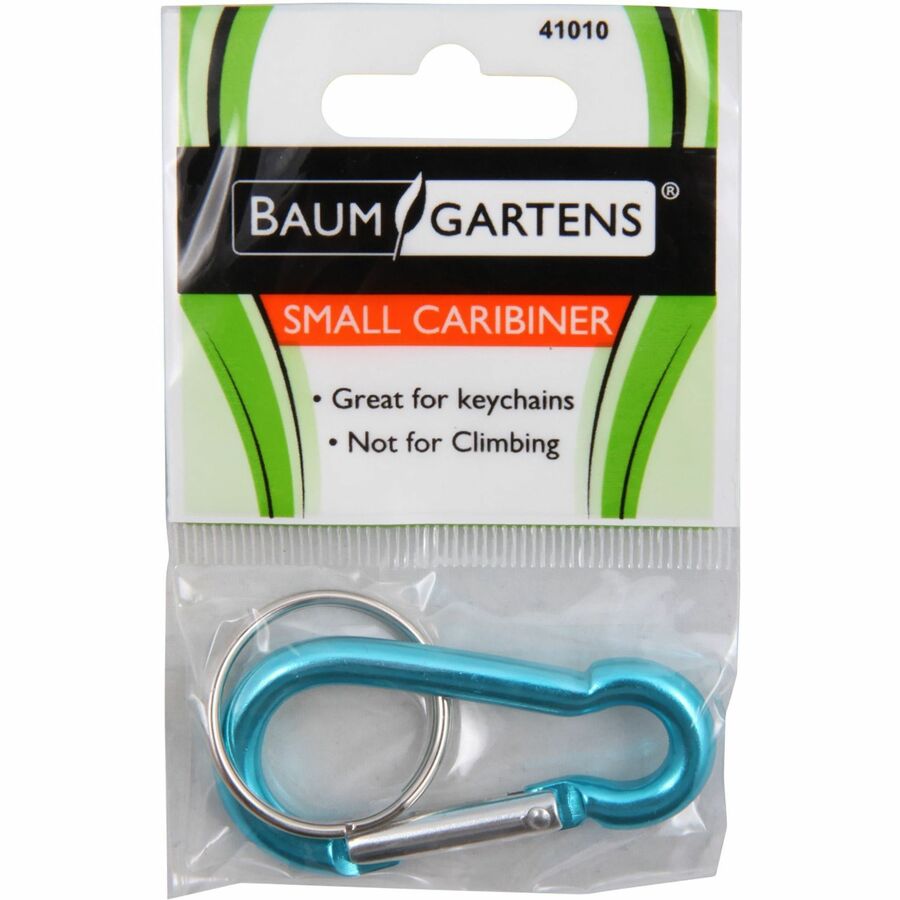 Baumgartens Key Ring, Metal, Multicolor (Orange, Silver, Blue, Purple), 1 Each