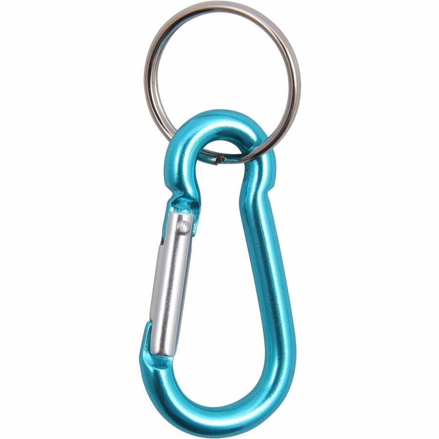 Baumgartens Key Ring, Metal, Multicolor (Orange, Silver, Blue, Purple), 1 Each