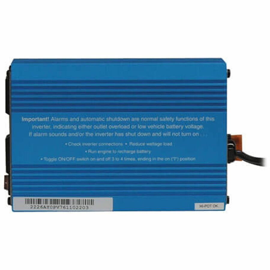 Input Voltage: 12 V DC - Output Voltage: 120 V AC - Continuous Power: 375 W - TAA Compliant