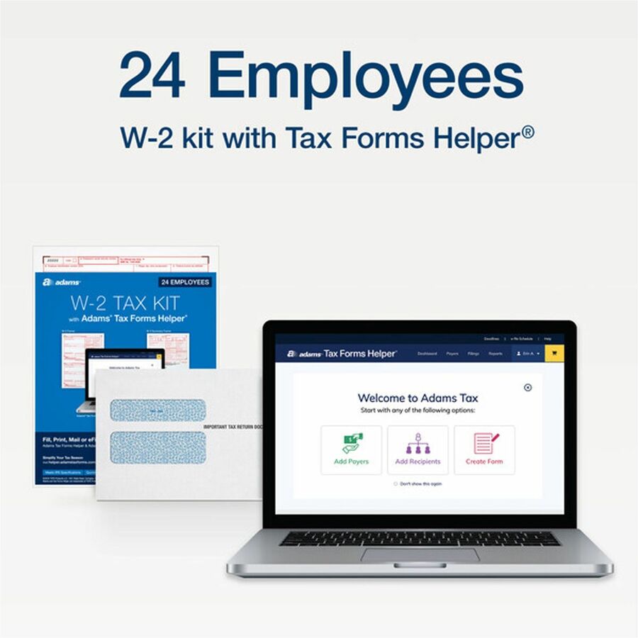 TOPS W2 Laser Forms 6-part Tax Kit - 1 Pack