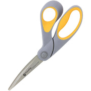 4.50" Cutting Length - 9" Overall Length - Bent-left/right - Titanium - Round Tip - Gray/Yellow - 1 Each