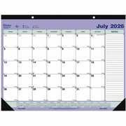 Blueline Monthly Desk Pad, Academic, 13 Months, July to July, English (CA181731)
