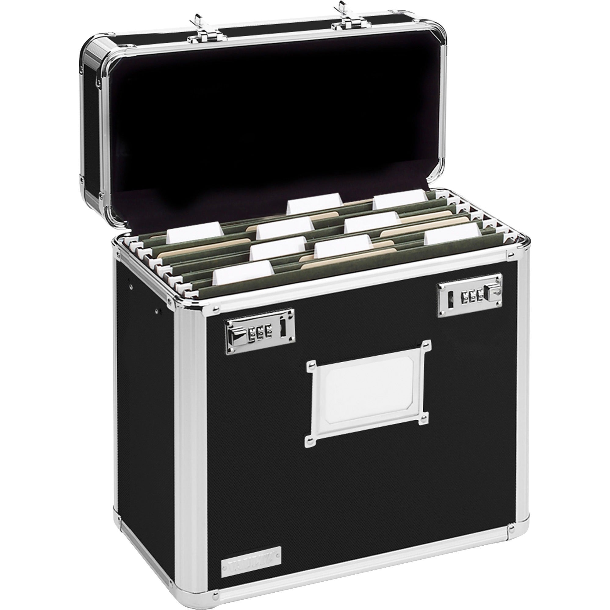 Internal Dimensions: 13" Width x 6" Depth x 10.75" Height - External Dimensions: 14" Width x 7.2" Depth x 12.3" Height - Black - For File - 1 Each