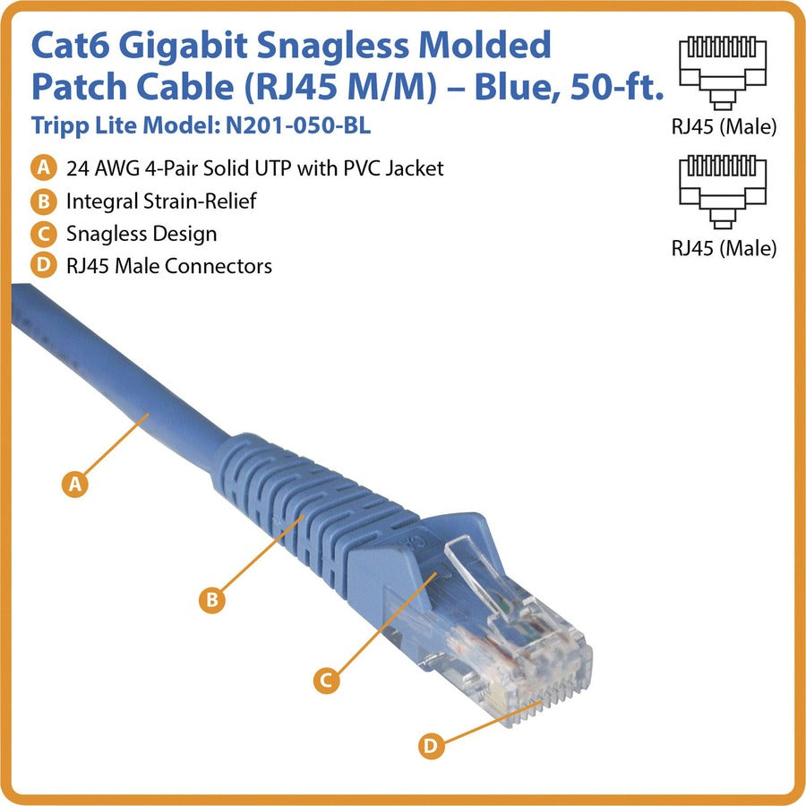 Tripp Lite series Cat6 Cable