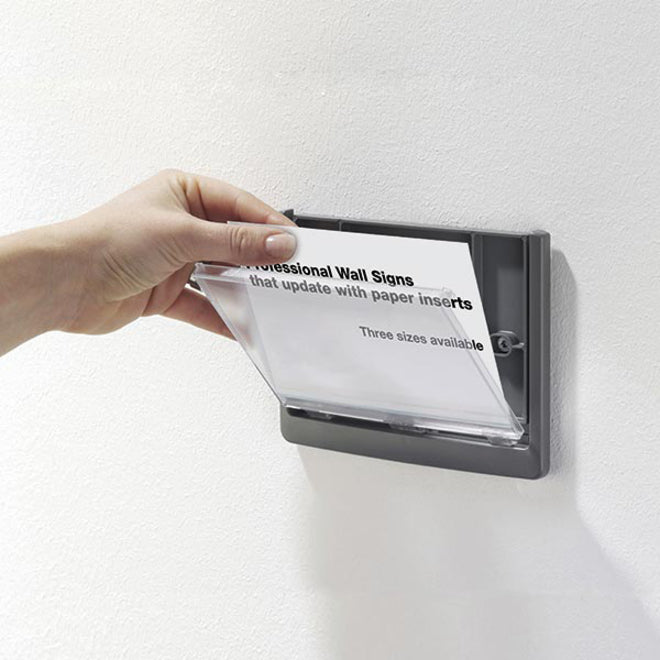 DURABLE CLICK SIGN Holder for Interior Walls