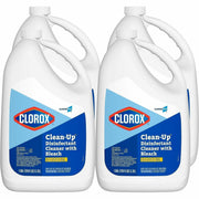 CloroxPro Clean-Up Disinfectant Cleaner with Bleach Refill, Original Scent, 128 fl oz, 4/Carton