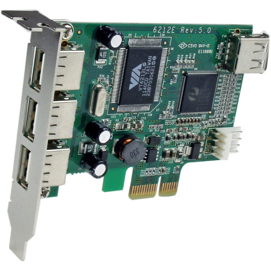 StarTech.com 4 Port PCI Express Low Profile High Speed USB Card