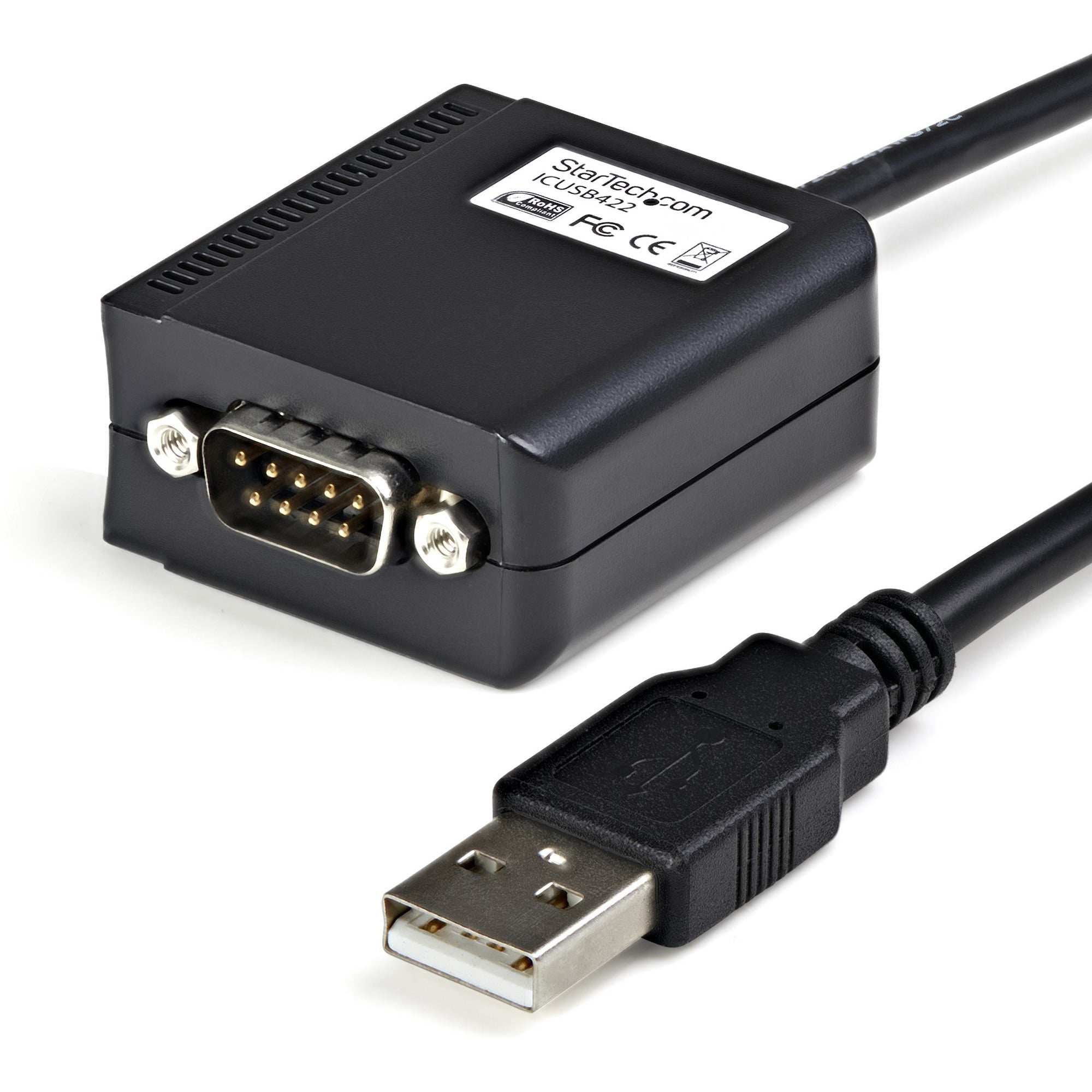 StarTech.com 6ft RS422/485 USB Serial Adapter with COM Retention