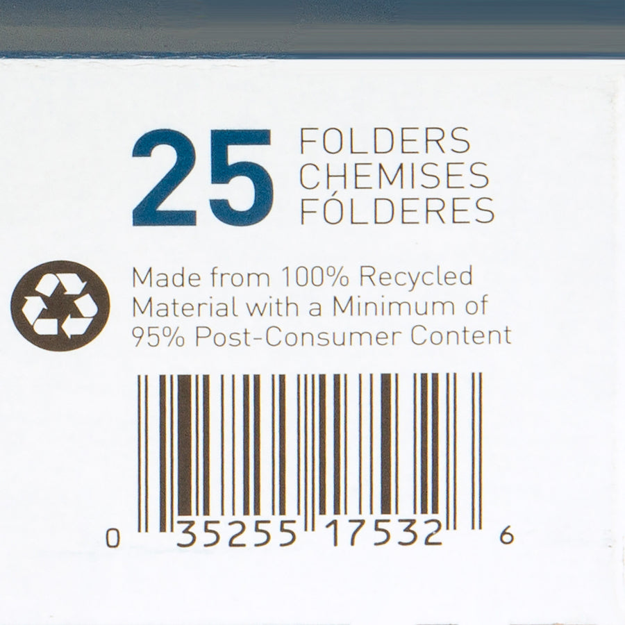 8 1/2" x 11" - 11 pt. - Standard Green - Acid-free - 100% Recycled - 25 / Box