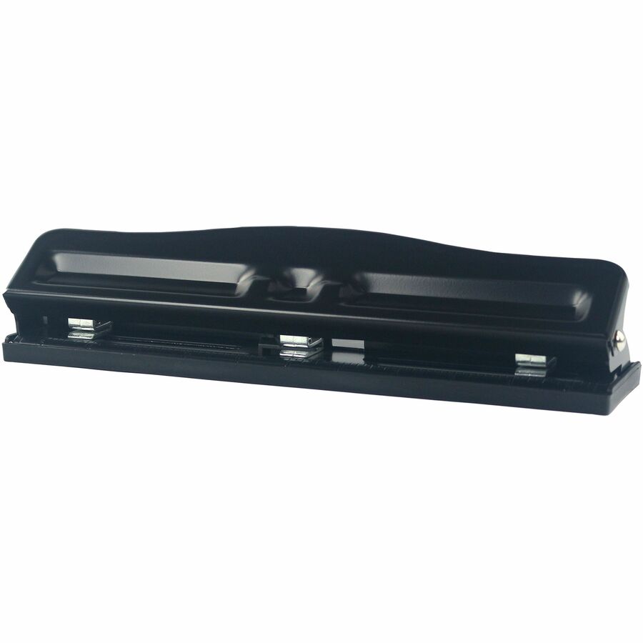 Business Source 3-Hole Adjustable Paper Punch