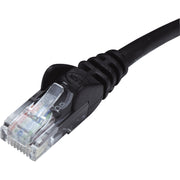 Belkin Category 5e UTP Patch Cable - 50 ft Category 5e Network Cable - First End: 1 x RJ-45 Network - Male - Second End: 1 x RJ-45 Network - Male - Patch Cable - Black - 1 Each - TAA Compliant