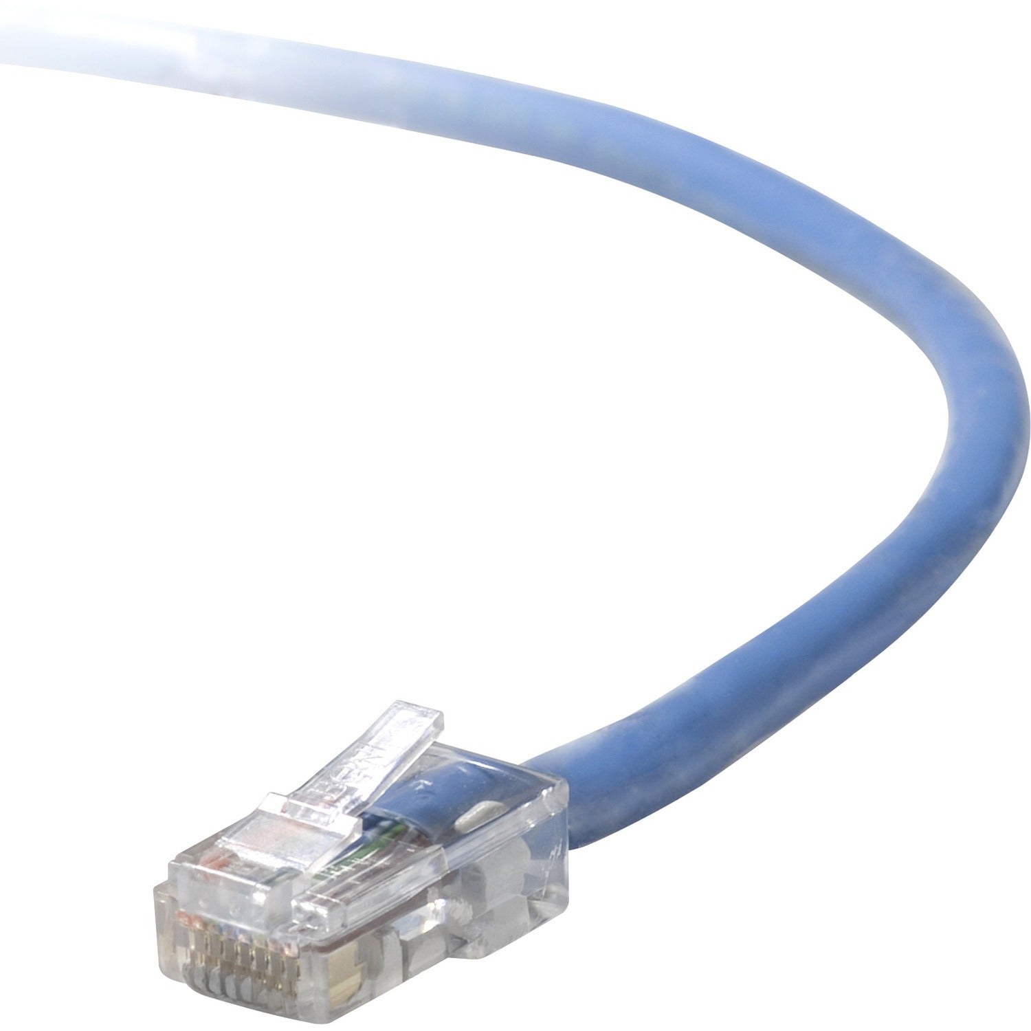 Belkin Category 5e UTP Patch Cable - 7 ft Category 5e Network Cable - First End: 1 x RJ-45 Network - Male - Second End: 1 x RJ-45 Network - Male - Patch Cable - Blue - 1 Each - TAA Compliant