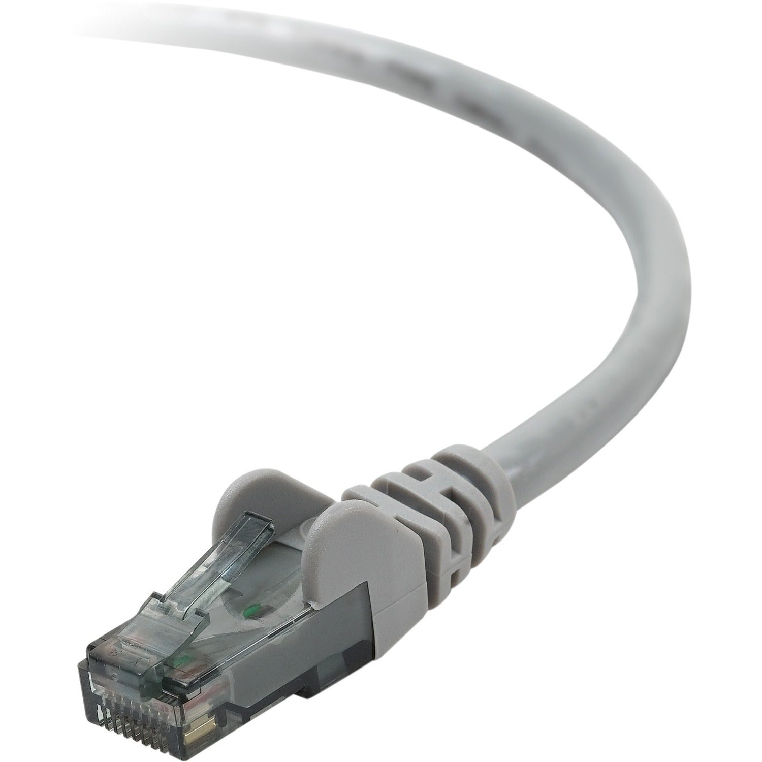 Belkin Category 6 UTP Patch Cable - 25 ft Category 6 Network Cable - First End: 1 x RJ-45 Network - Male - Second End: 1 x RJ-45 Network - Male - Patch Cable - Gray - 1 Each - TAA Compliant