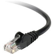 Belkin Category 6 UTP Patch Cable - 25 ft Category 6 Network Cable - First End: 1 x RJ-45 Network - Male - Second End: 1 x RJ-45 Network - Male - Patch Cable - Black - 1 Each - TAA Compliant