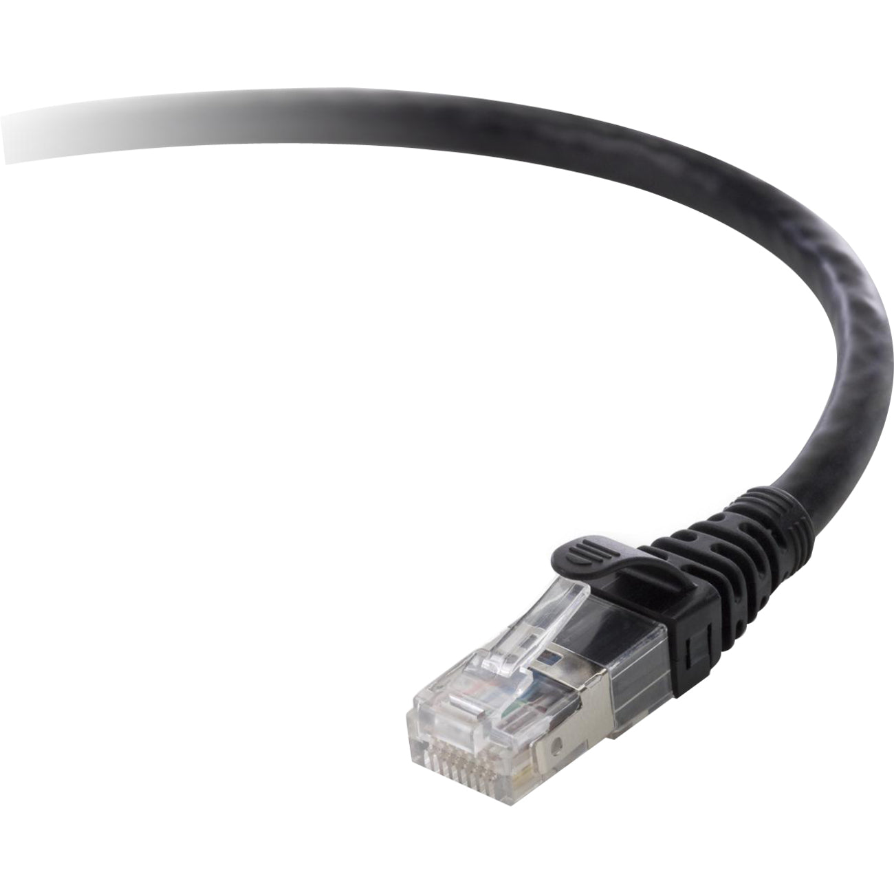 Belkin Category 6 UTP Patch Cable - 14 ft Category 6 Network Cable - First End: 1 x RJ-45 Network - Male - Second End: 1 x RJ-45 Network - Male - Patch Cable - Black - 1 Each - TAA Compliant