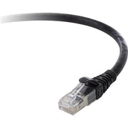 Belkin Category 6 UTP Patch Cable - 14 ft Category 6 Network Cable - First End: 1 x RJ-45 Network - Male - Second End: 1 x RJ-45 Network - Male - Patch Cable - Black - 1 Each - TAA Compliant
