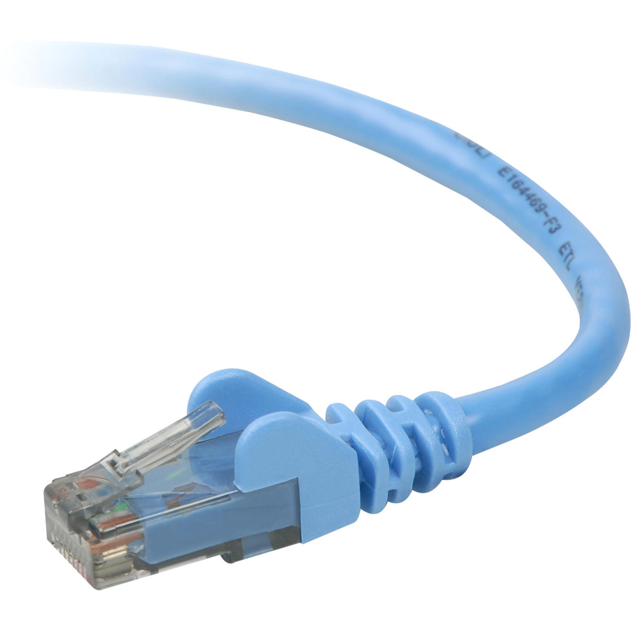 Belkin Category 6 UTP Patch Cable - 14 ft Category 6 Network Cable - First End: 1 x RJ-45 Network - Male - Second End: 1 x RJ-45 Network - Male - Patch Cable - Blue - 1 Each - TAA Compliant
