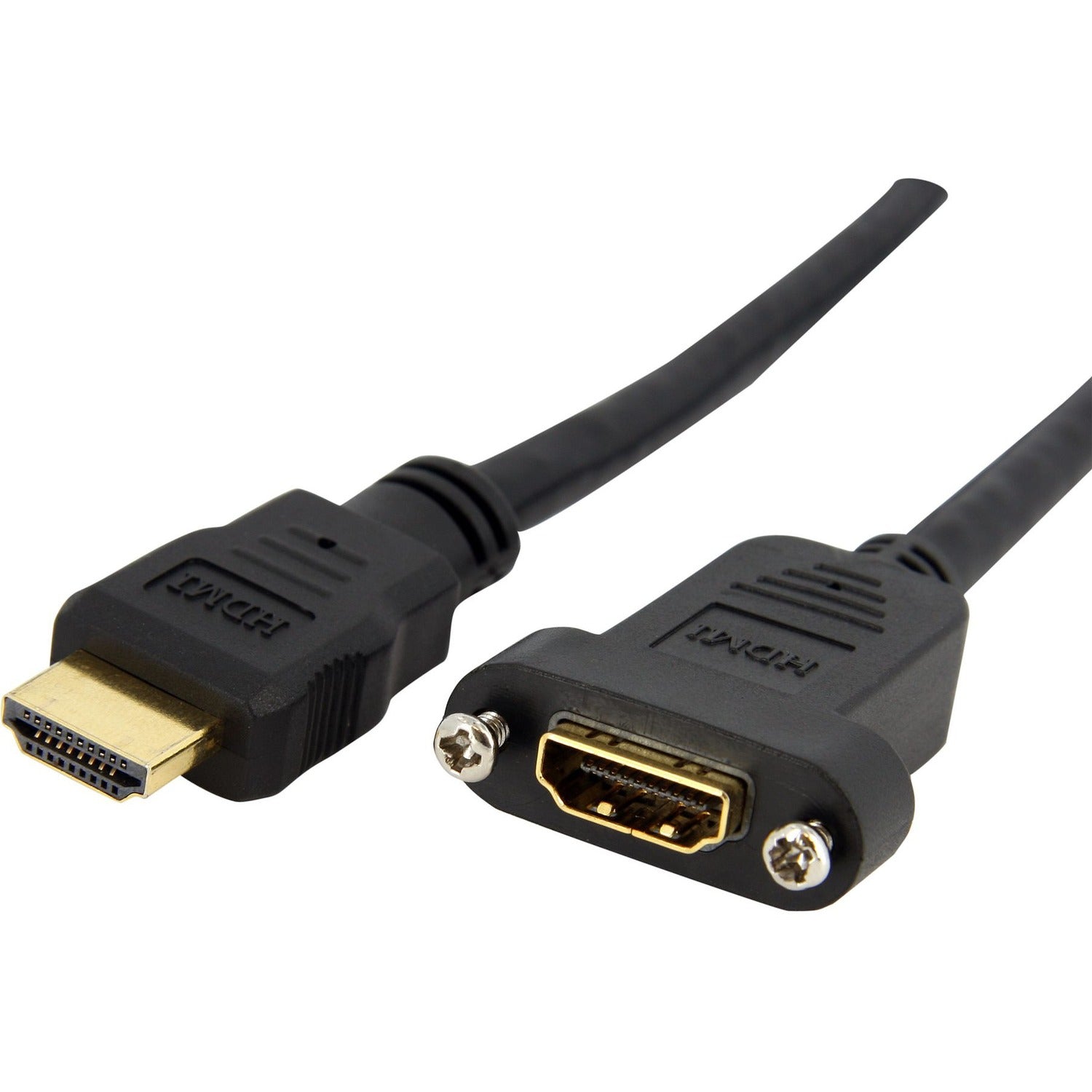 StarTech.com 3 ft Standard HDMI&reg; Cable for Panel Mount - F/M