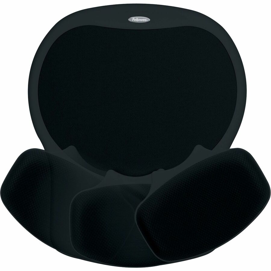1.50" Height x 10" Width x 12" Depth - Black - Gel - Wear Resistant, Tear Resistant - 1 Each