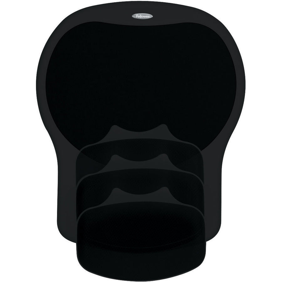 1.50" Height x 10" Width x 12" Depth - Black - Gel - Wear Resistant, Tear Resistant - 1 Each