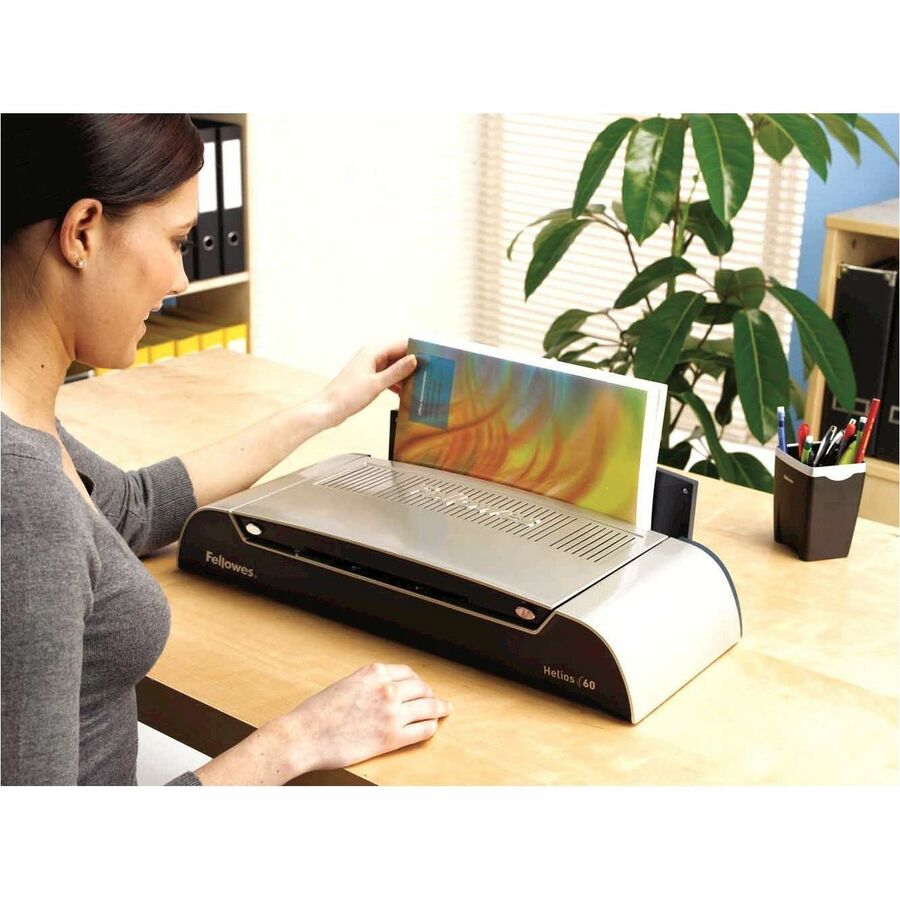 Thermal Binding - 600 Sheet(s) Bind - 3.9" Height x 20.9" Width x 9.4" Depth - Platinum, Graphite