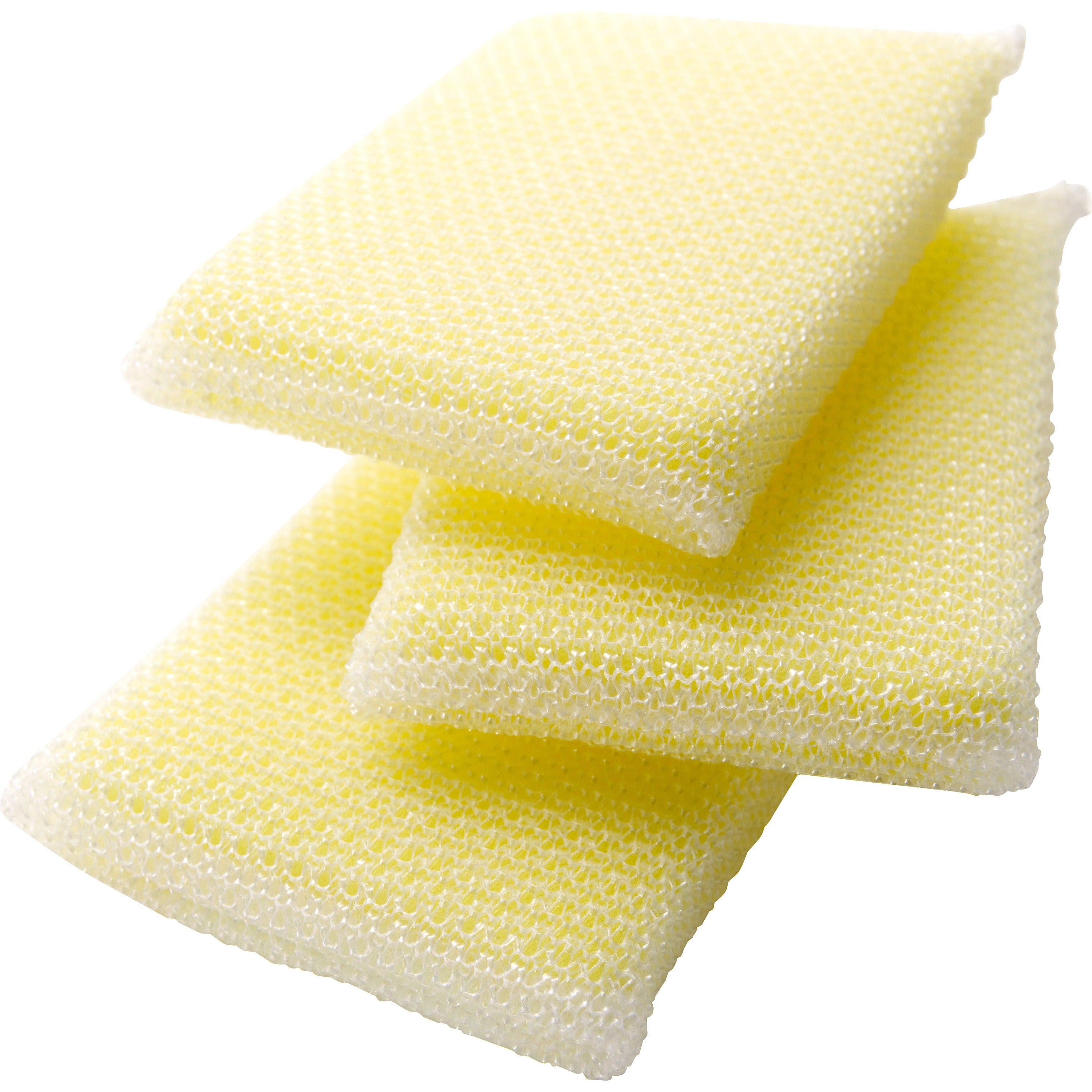 Scotch-Brite Dobie All-purpose Cleaning Pads - 0.5" Height x 2.6" Width x 4.3" Depth - 1 Pack - Polyurethane - Yellow