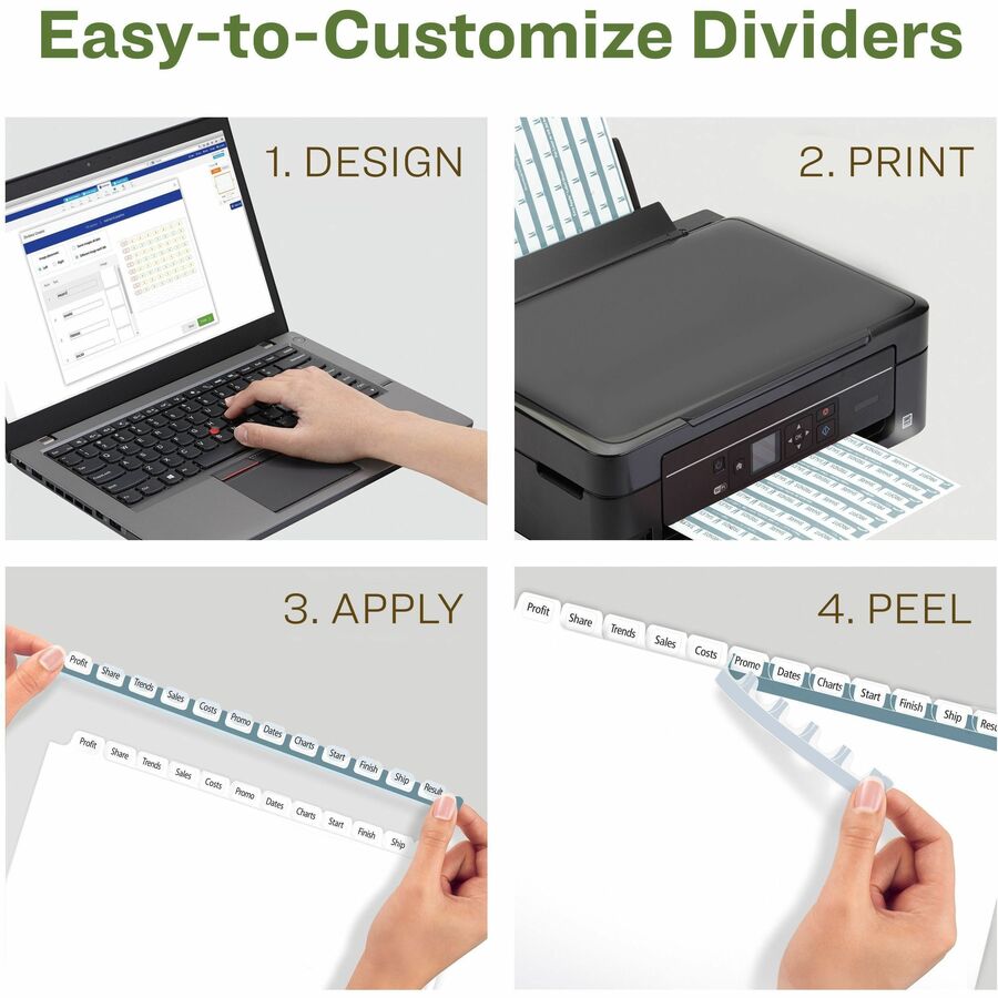 Avery&reg; Eco-friendly Index Makers Dividers