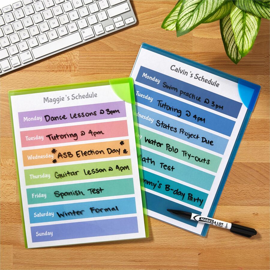 Avery&reg; Marks A Lot Pen-Style Dry Erase Markers - Bullet Marker Point - Erasable - Black, Red, Blue, Green Ink - 24 / Box
