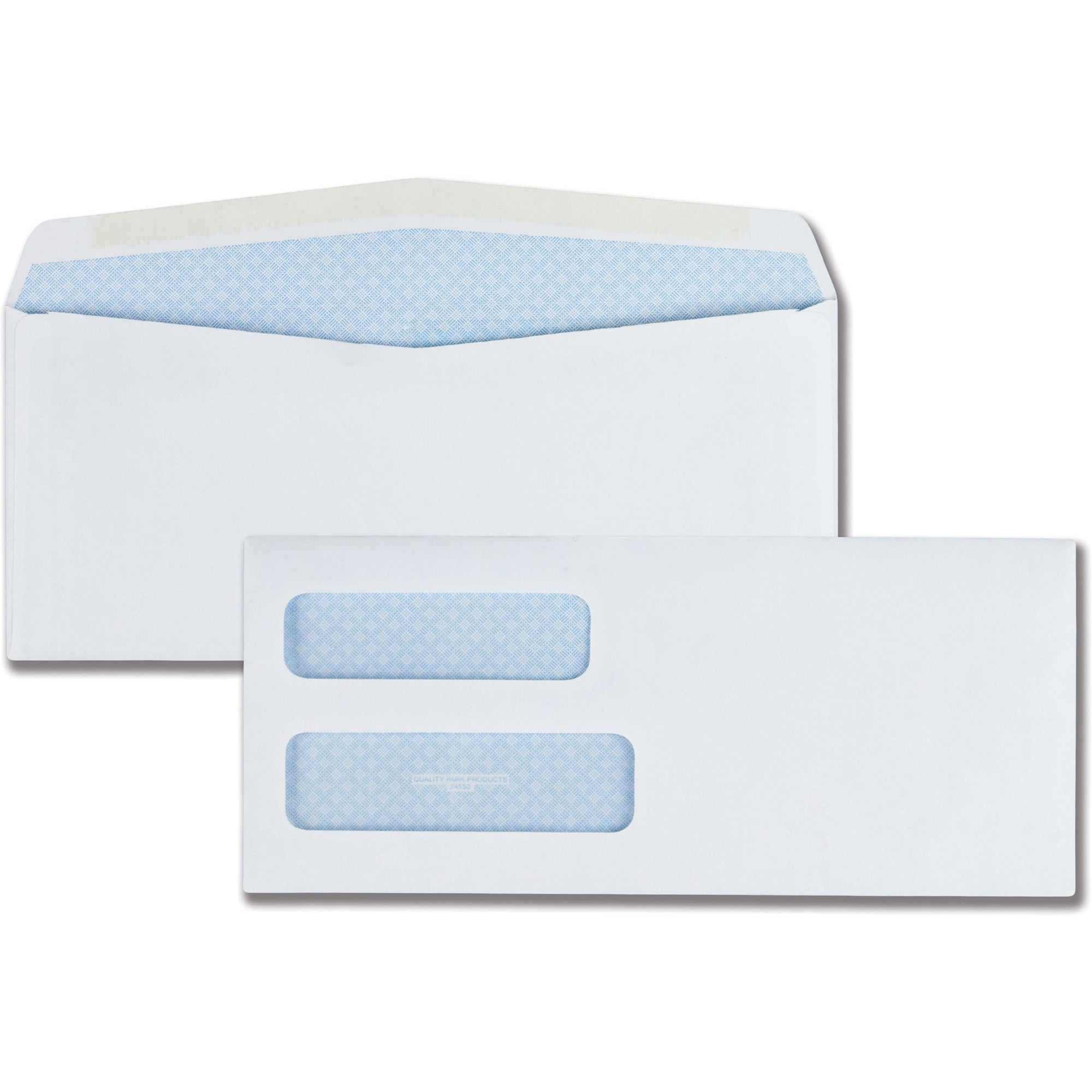 Security - #10 - 4 1/8" Width x 9 1/2" Length - 24 lb - Gummed - White - 500 / Box