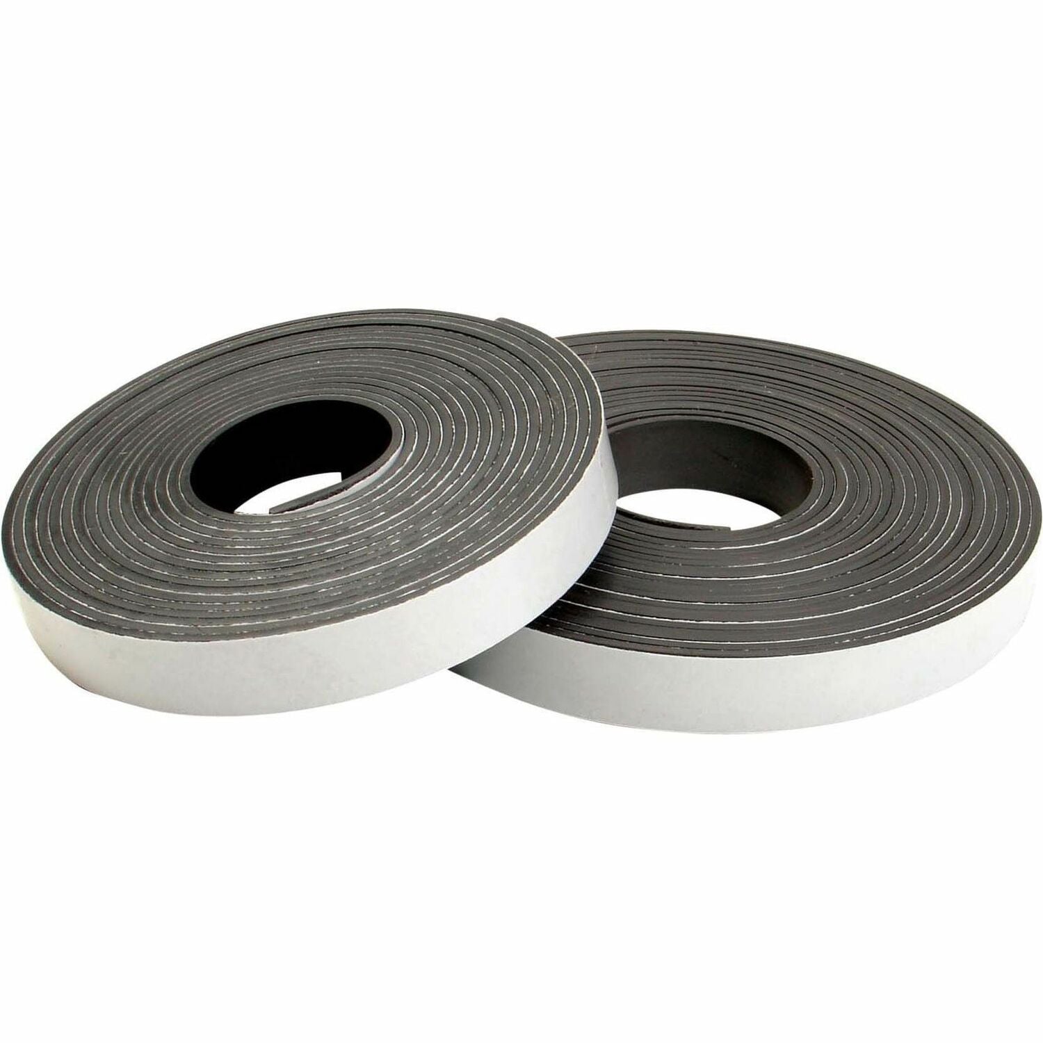Zeus Magnetic Tape, 15 ft x 0.50", Black, Adhesive Backing, Dispenser with Cutter Edge, 1 Roll
