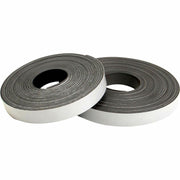 Zeus Magnetic Tape, 15 ft x 0.50", Black, Adhesive Backing, Dispenser with Cutter Edge, 1 Roll