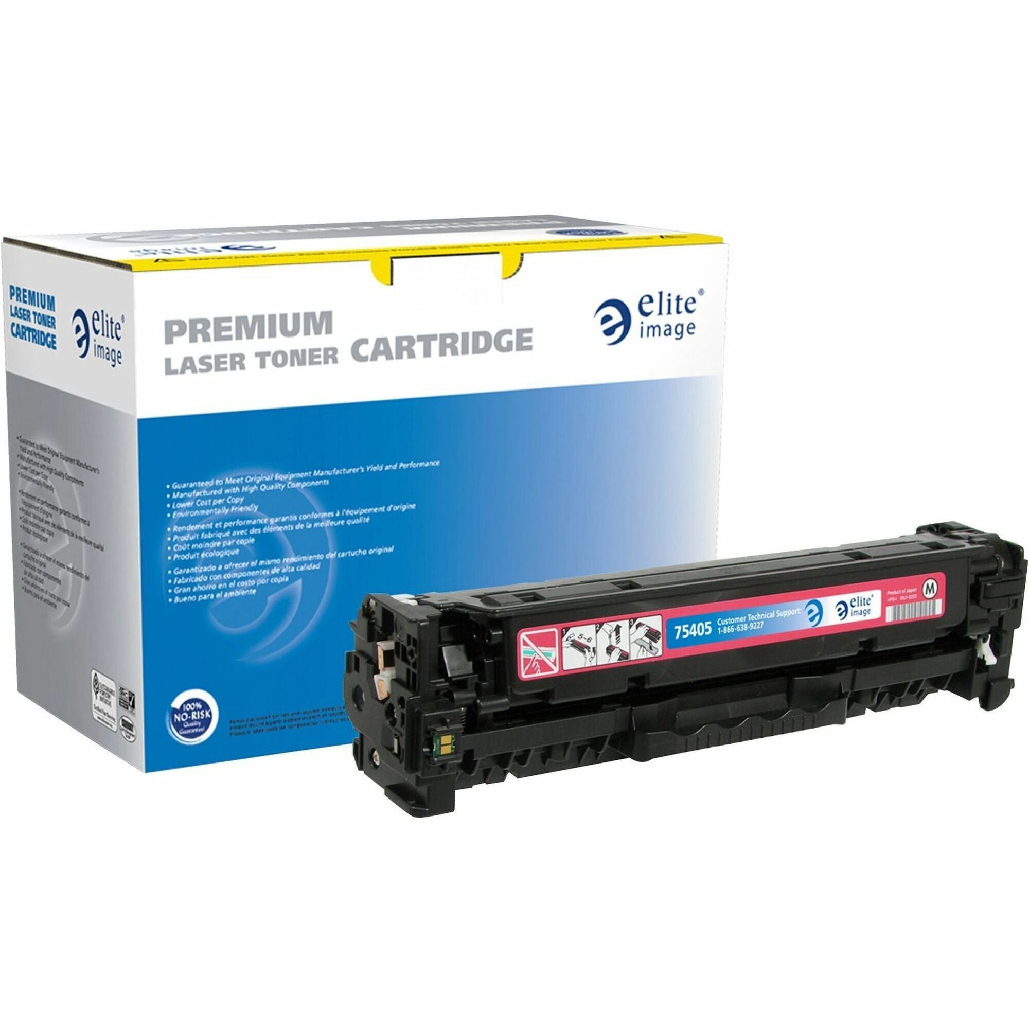 Elite Image Remanufactured Laser Toner Cartridge 304A (CC533A) - Magenta - 1 Each