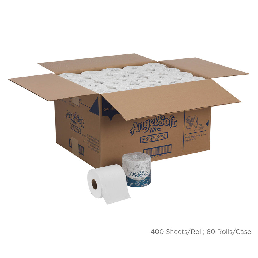 2 Ply - 4" Width x 4" Length - 400 Sheets/Roll - White - 60 / Carton