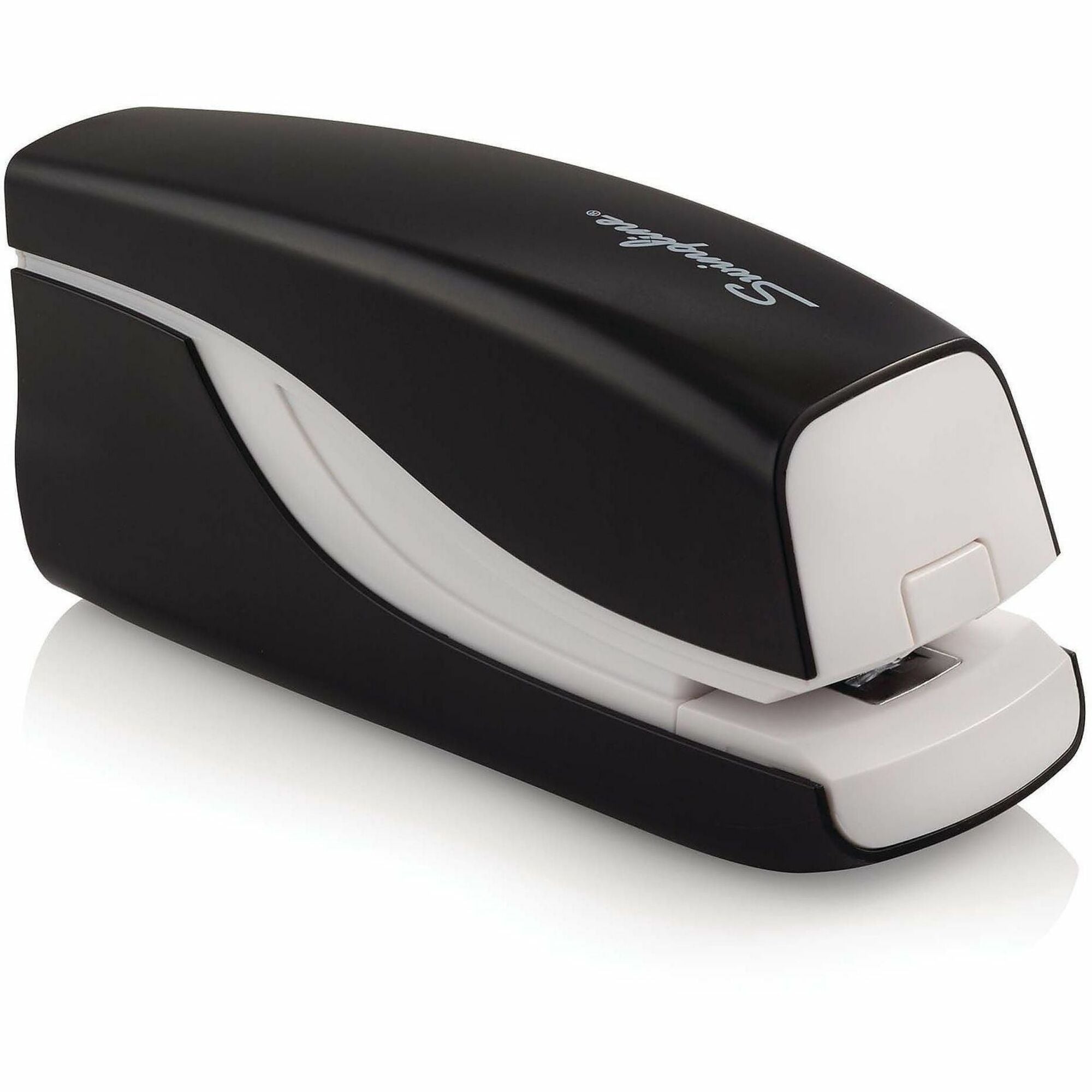 Staples Upto 20 Sheet of 20lb Paper - Holds Upto 105 Staple - Half Strip - Staple Size: 0.25" - 4 x AA - Black - 1 Each