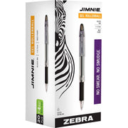Medium Pen Point - Black Ink - Gel-based - Smoke Barrel - 24 / Pack
