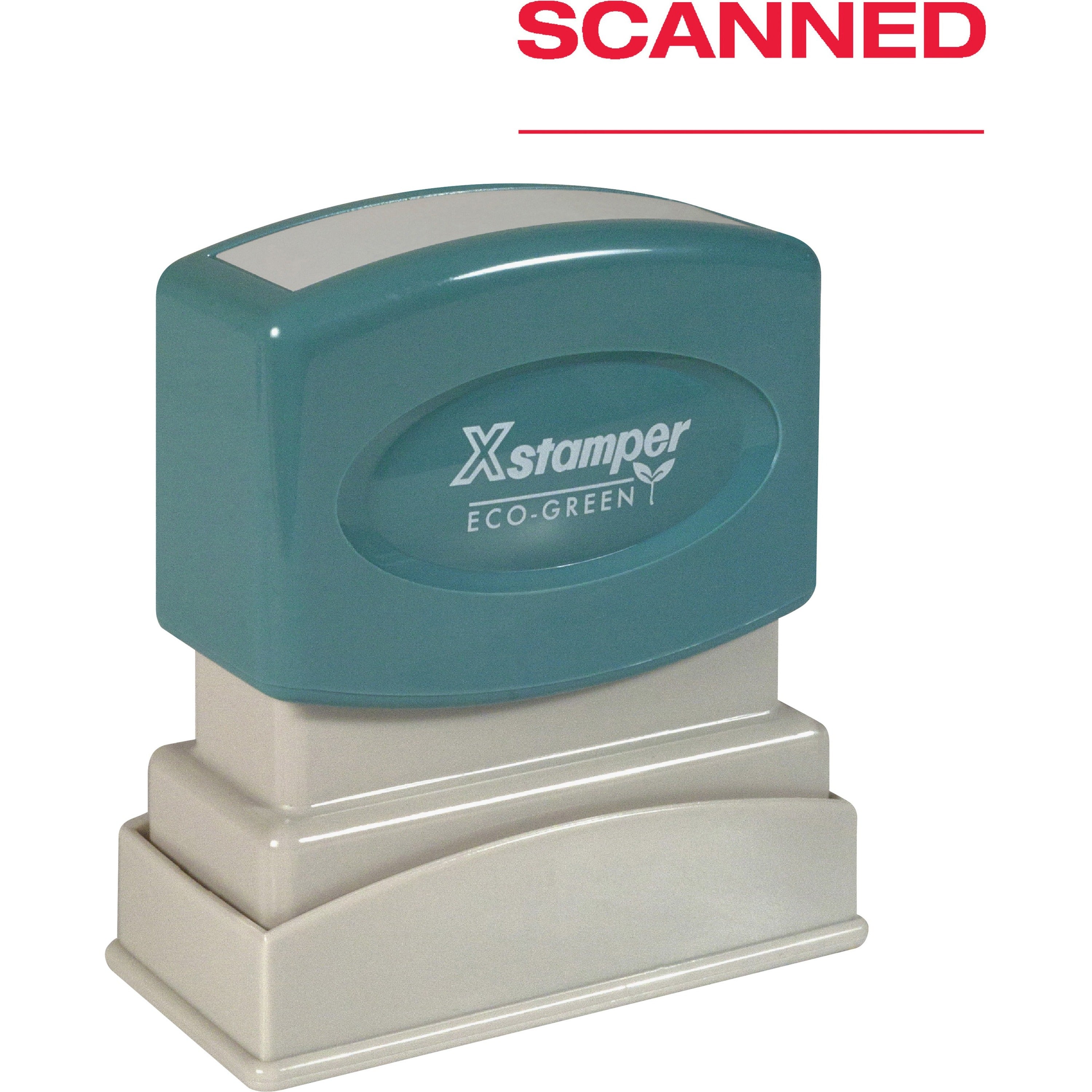 Xstamper Eco-Green SCANNED Pre-inked Stamp