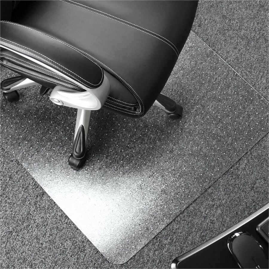 Floortex Polycarbonate Rectangular Chair Mat for Carpets over 1/2" - 35" x 47"