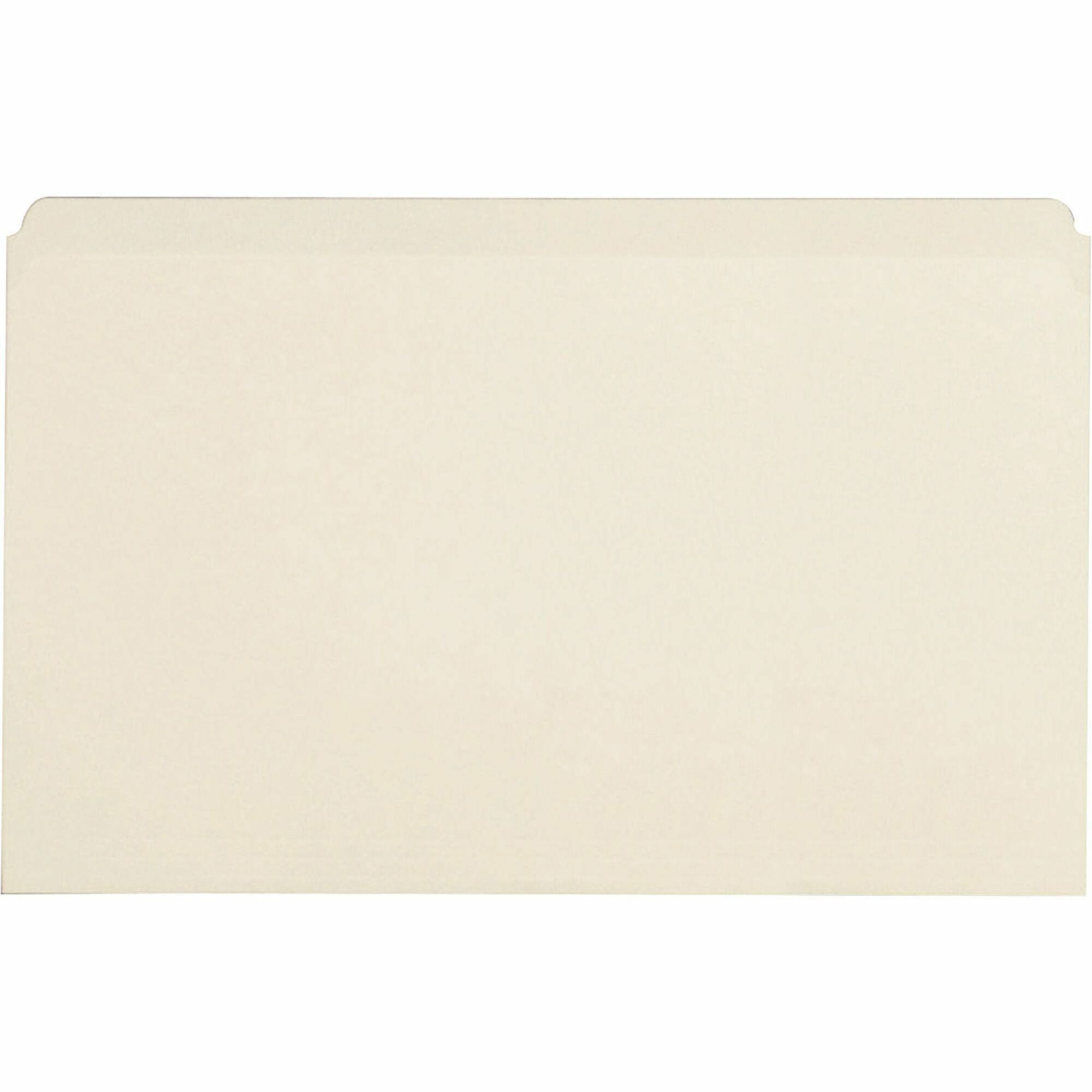 8 1/2" x 14" - 10.5 pt. - Manila - Manila - 10% Recycled - 100 / Box