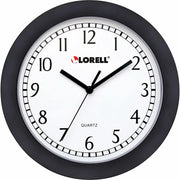 Lorell 9" Round Wall Clock