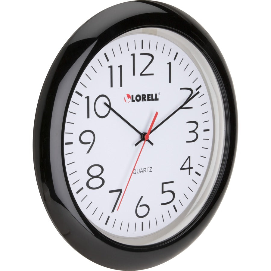 Lorell 13-1/4" Round Wall Clock
