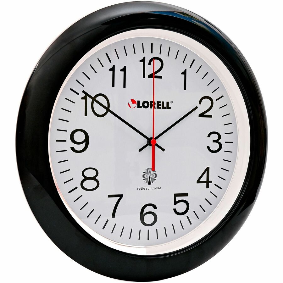 Lorell 13-1/4" Radio-Controlled Wall Clock